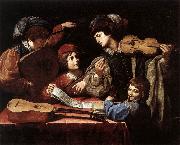 SPADA, Lionello The Concert wtr china oil painting artist